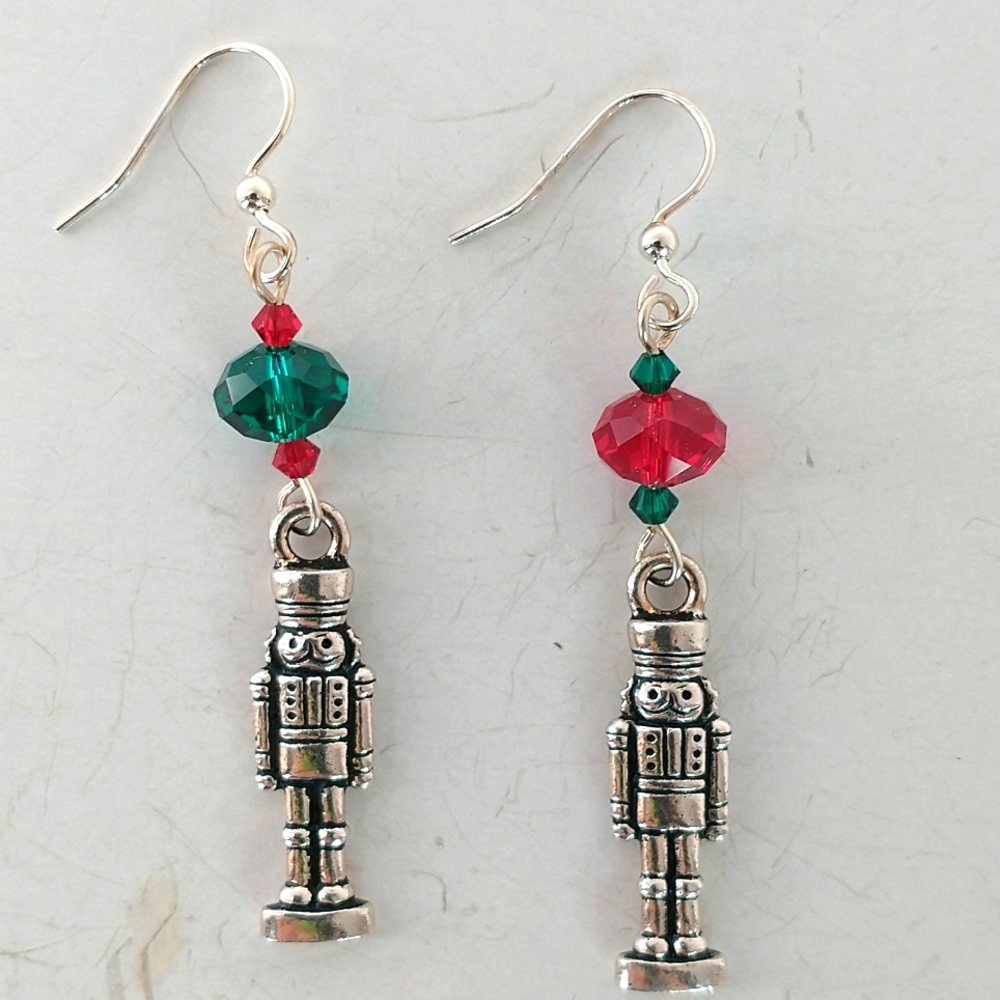 Swarovski Christmas earrings